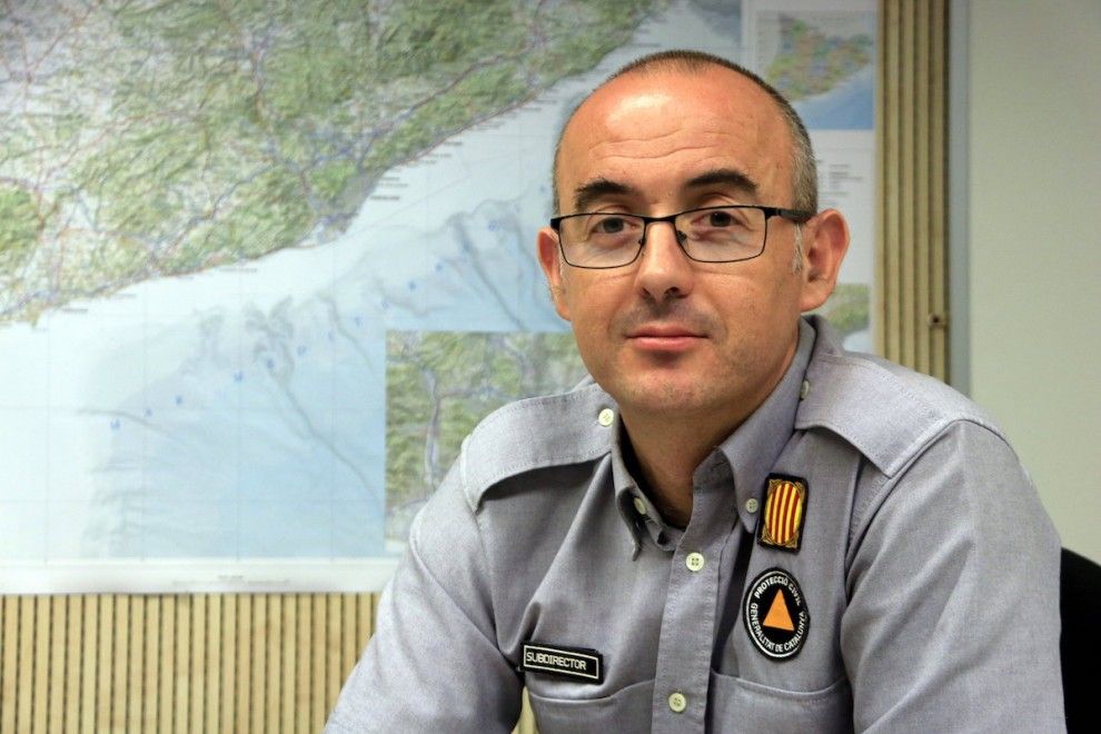 El subdirector general de Coordinació i Gestió d'Emergències, Sergio Delgado