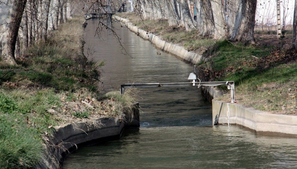 La tercera sèquia del Canal d'Urgell al terme de Vilanova de Bellpuig