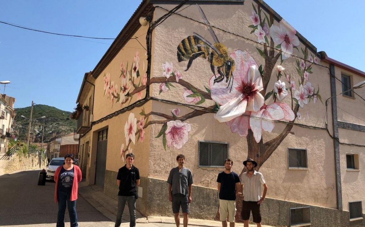 Imatge del mural d'Os de Balaguer