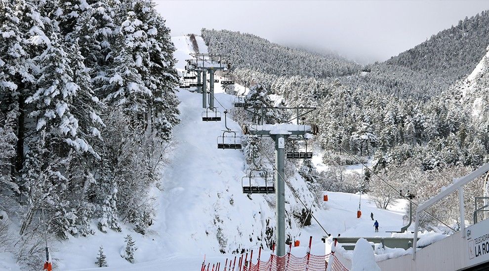 Imatge de l'estació d'esquí d'Espot