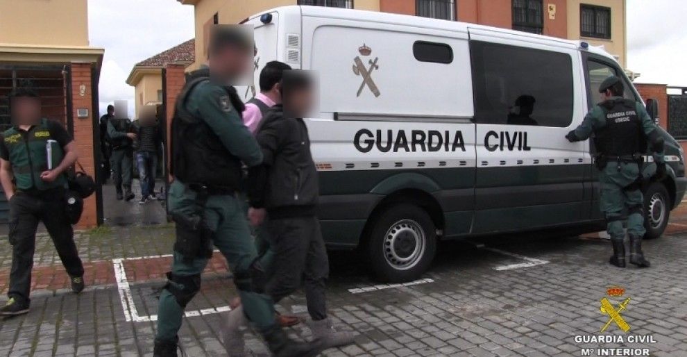 La Guàrdia Civil ha detingut 29 persones aquest dilluns