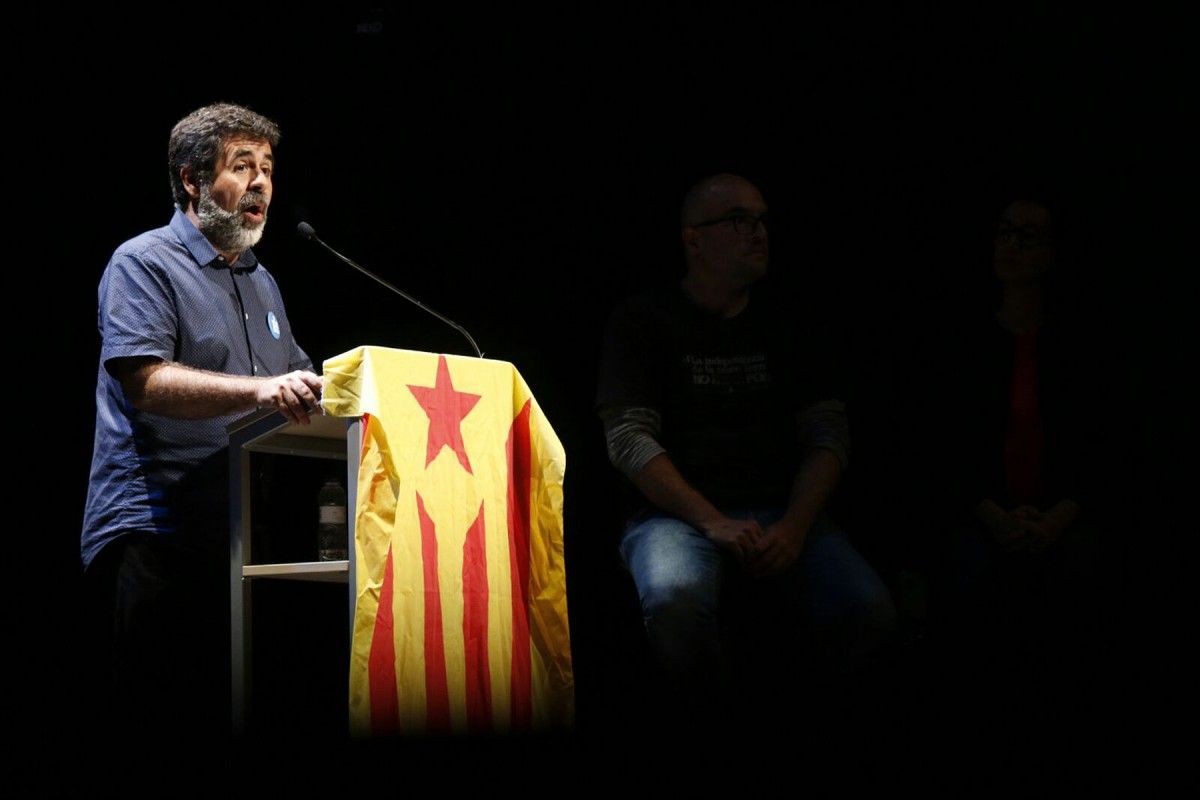 Jordi Sànchez, en un acte independentista