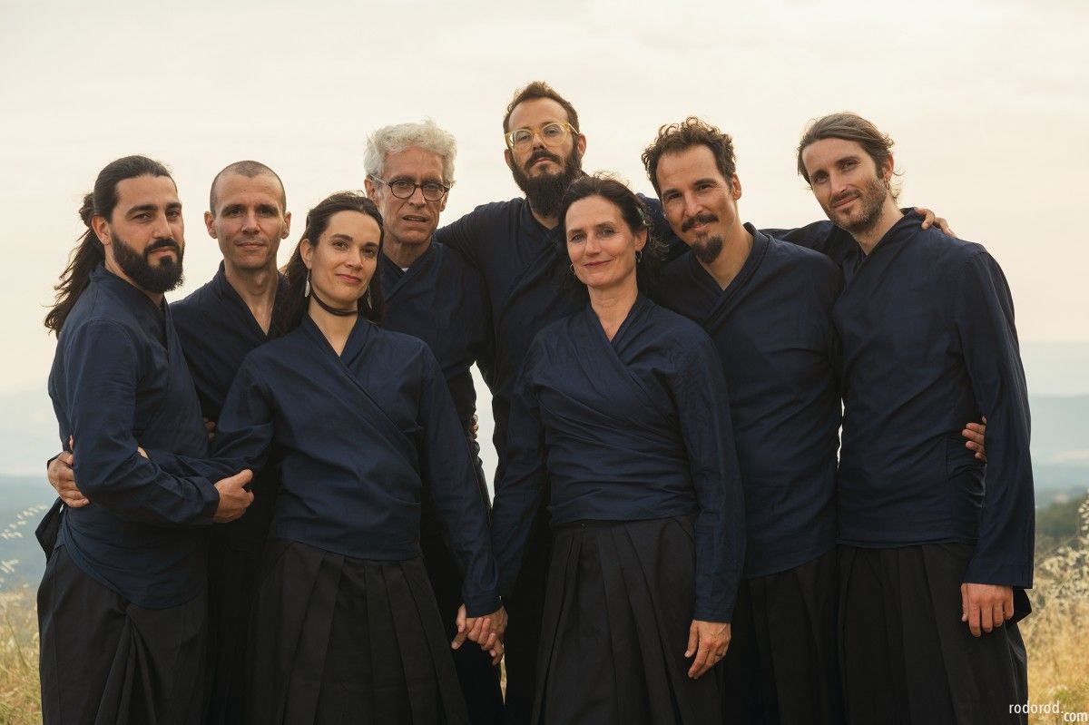 Imatge dels integrants del grup vocal MuOM, una de les formacions que actuarà al Musiquem Lleida 'Delicatessen' 2020.