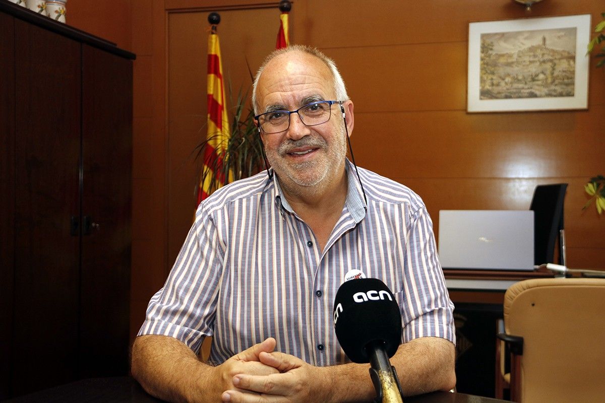 L'alcalde de Cervera, Joan Santacana.