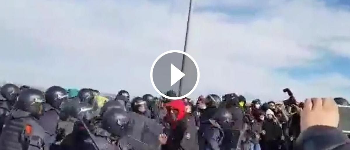 Els Mossos han carregat contra els manifestants
