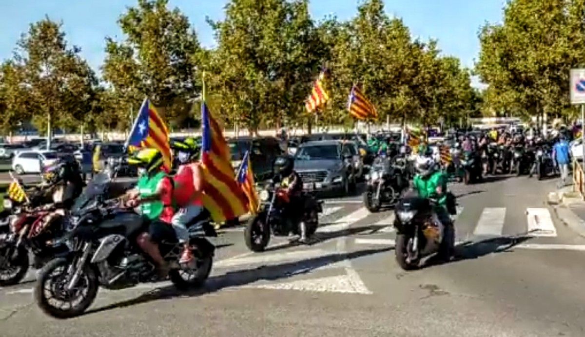 Inici de la marxa de vehicles a Lleida