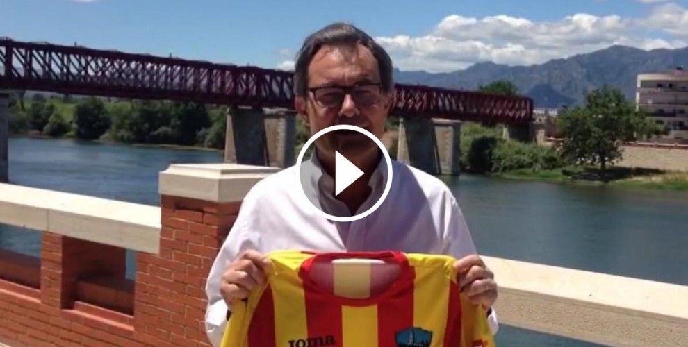 Artur Mas donant suport al Lleida Esportiu