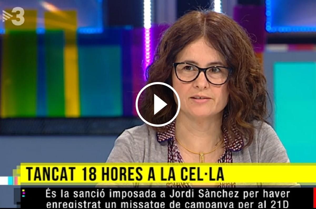 Susanna Barreda, entrevistada a TV3.