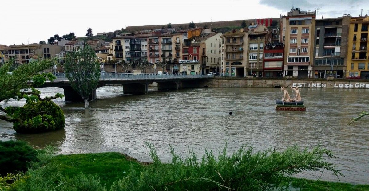 Imatge del riu Segre a Balaguer