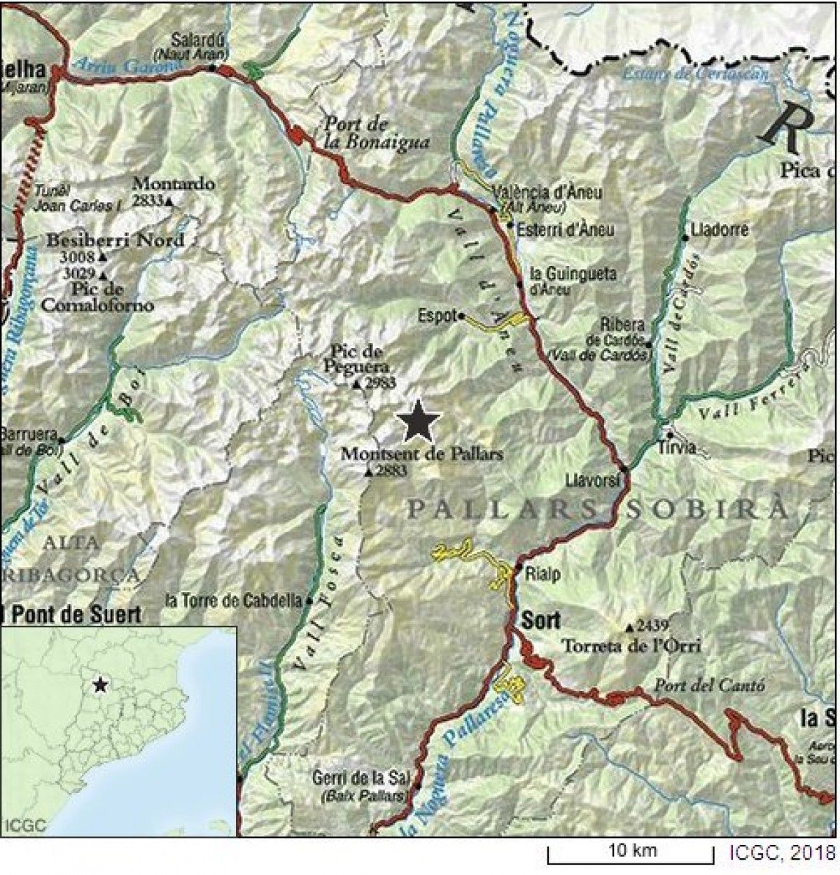 Terratrèmol al Pallars Sobirà
