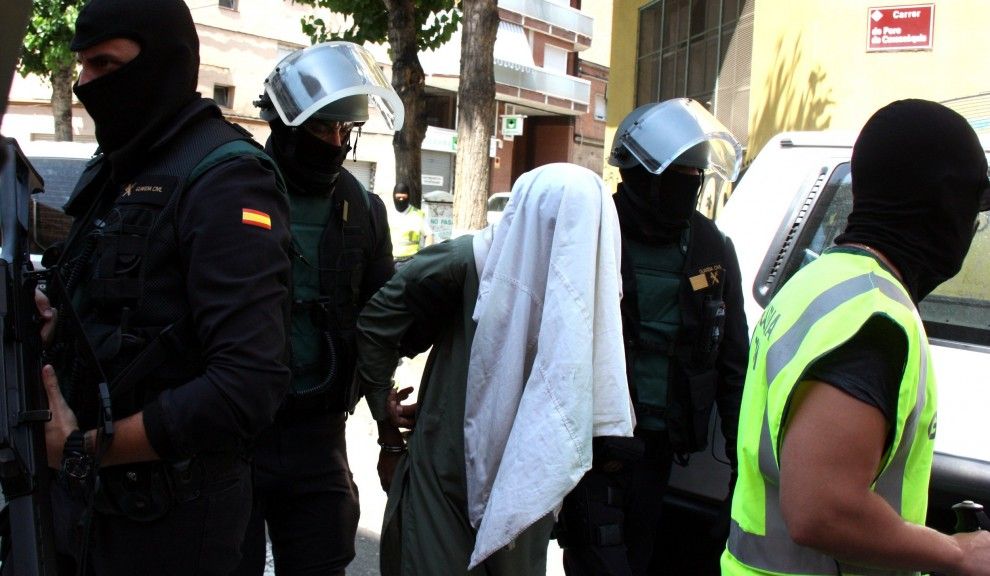 Un dels detinguts per la Guàrdia Civil a Lleida