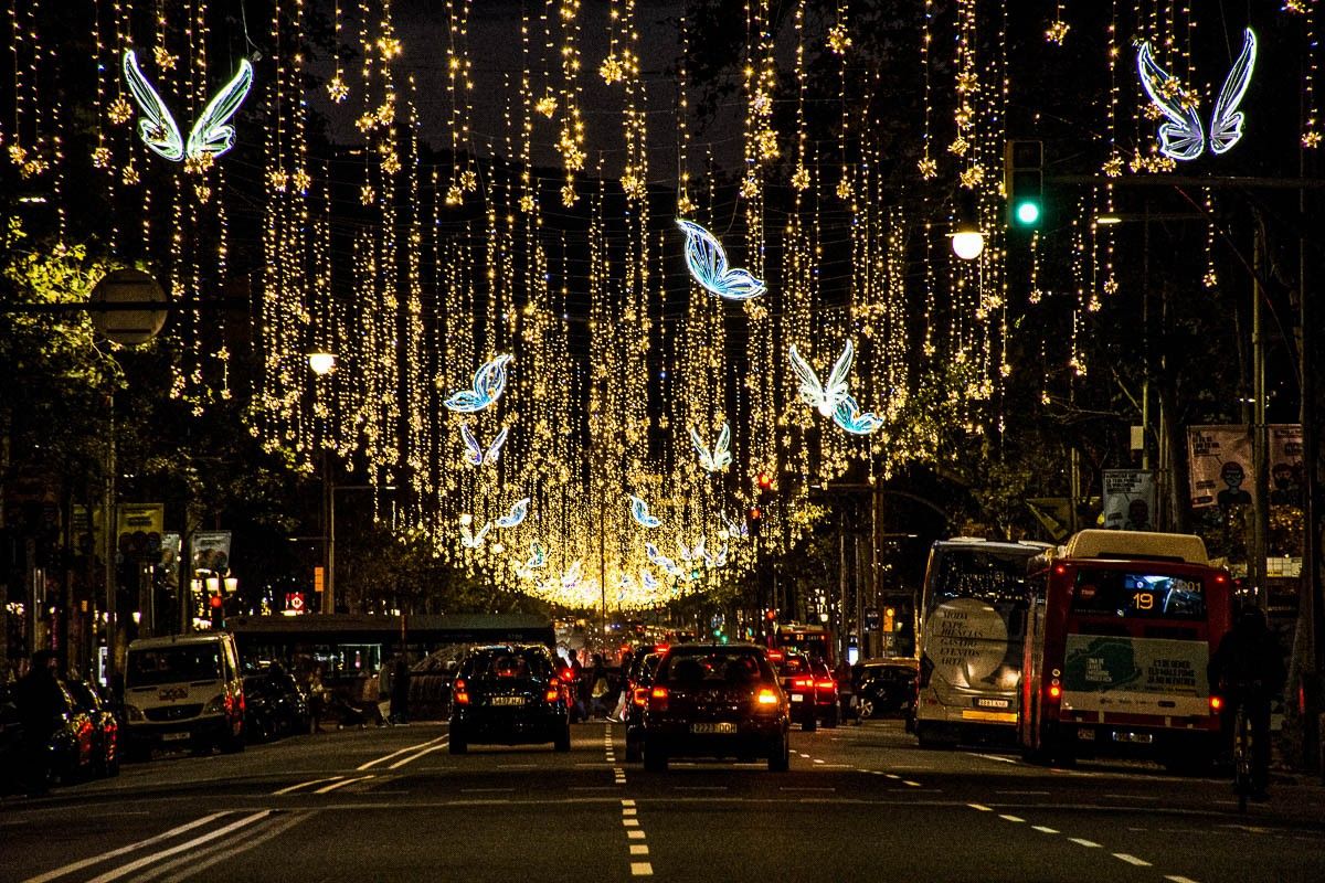 Il·luminació nadalenca al centre de Barcelona