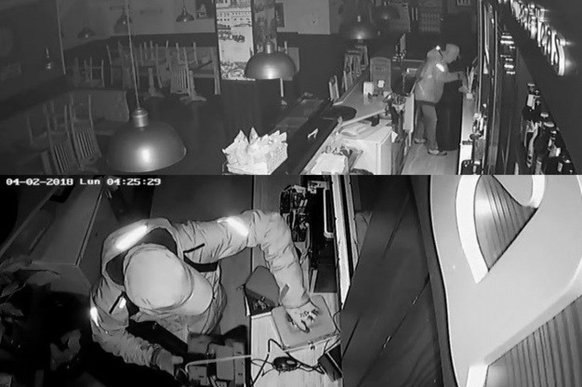 Imatge de l'home robant en bars de Lleida