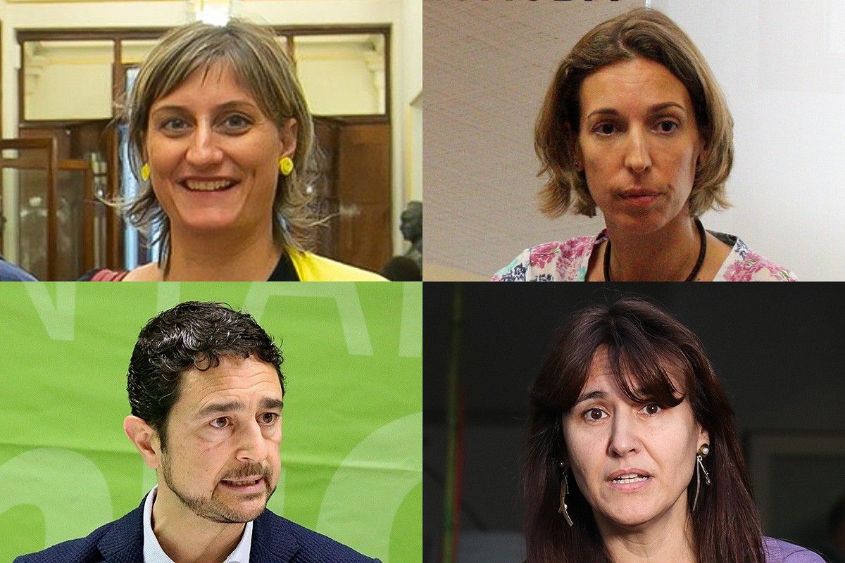 Alba Verdés, Àngels Chacón, Damià Calvet i Laura Borràs, nous consellers del Govern