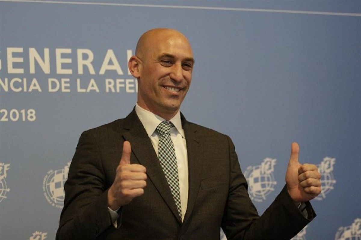 Luis Rubiales, president de la FEF
