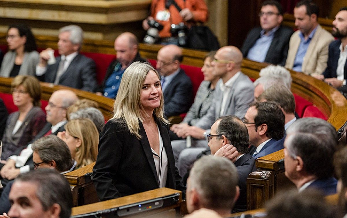 Marta Moreta al Parlament de Catalunya