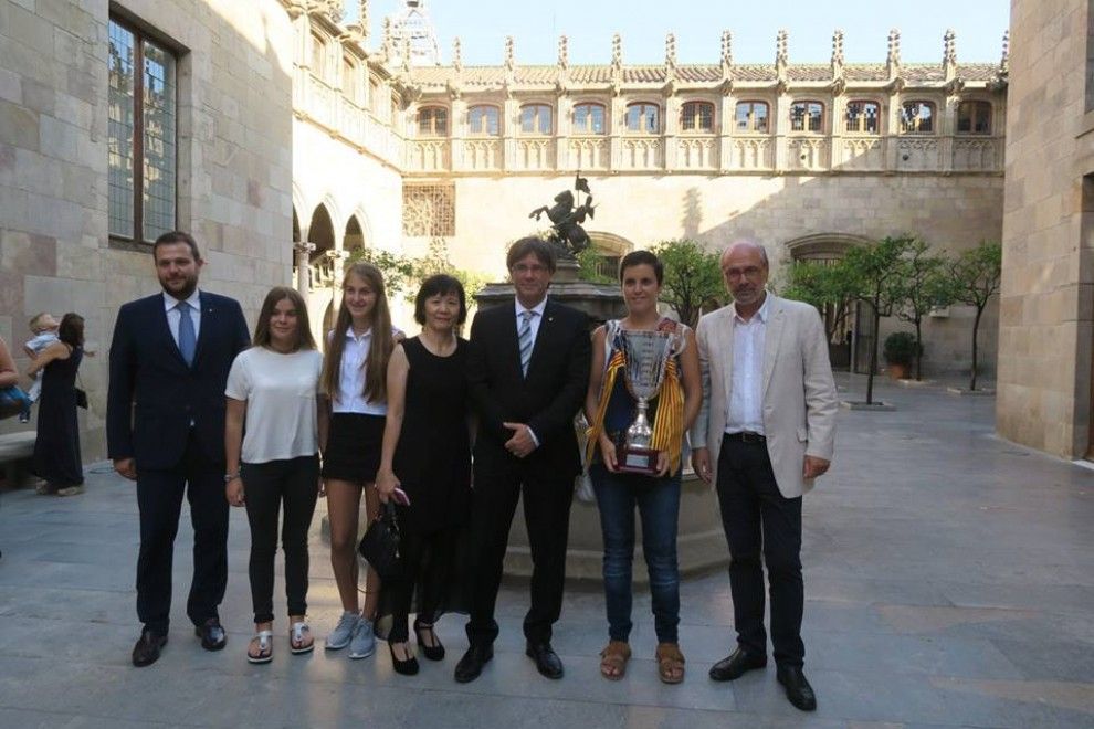 Puigdemont ha rebut els membres del club balaguerí