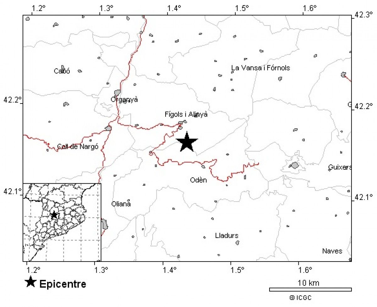 Imatge del mapa sísmic