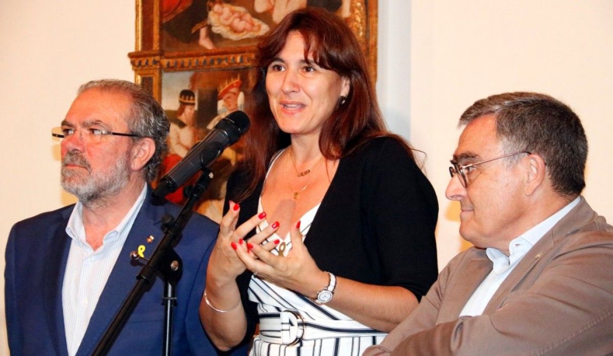 Laura Borràs ha visitat el Museu de Lleida