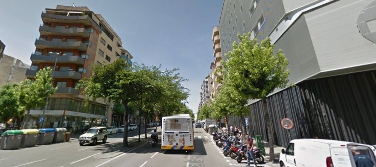 Imatge de l'avinguda Prat de la Riba