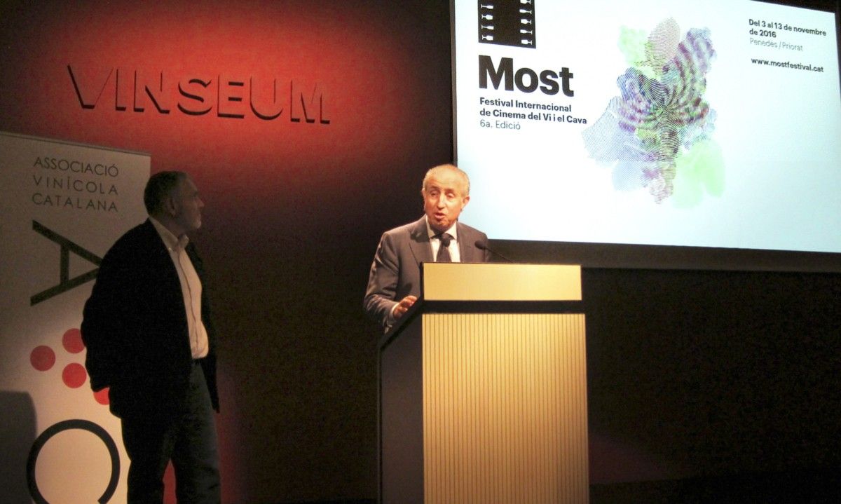 Valentí Roqueta, com a President de l’Associació Vinícola Catalana, va ser a l'acte