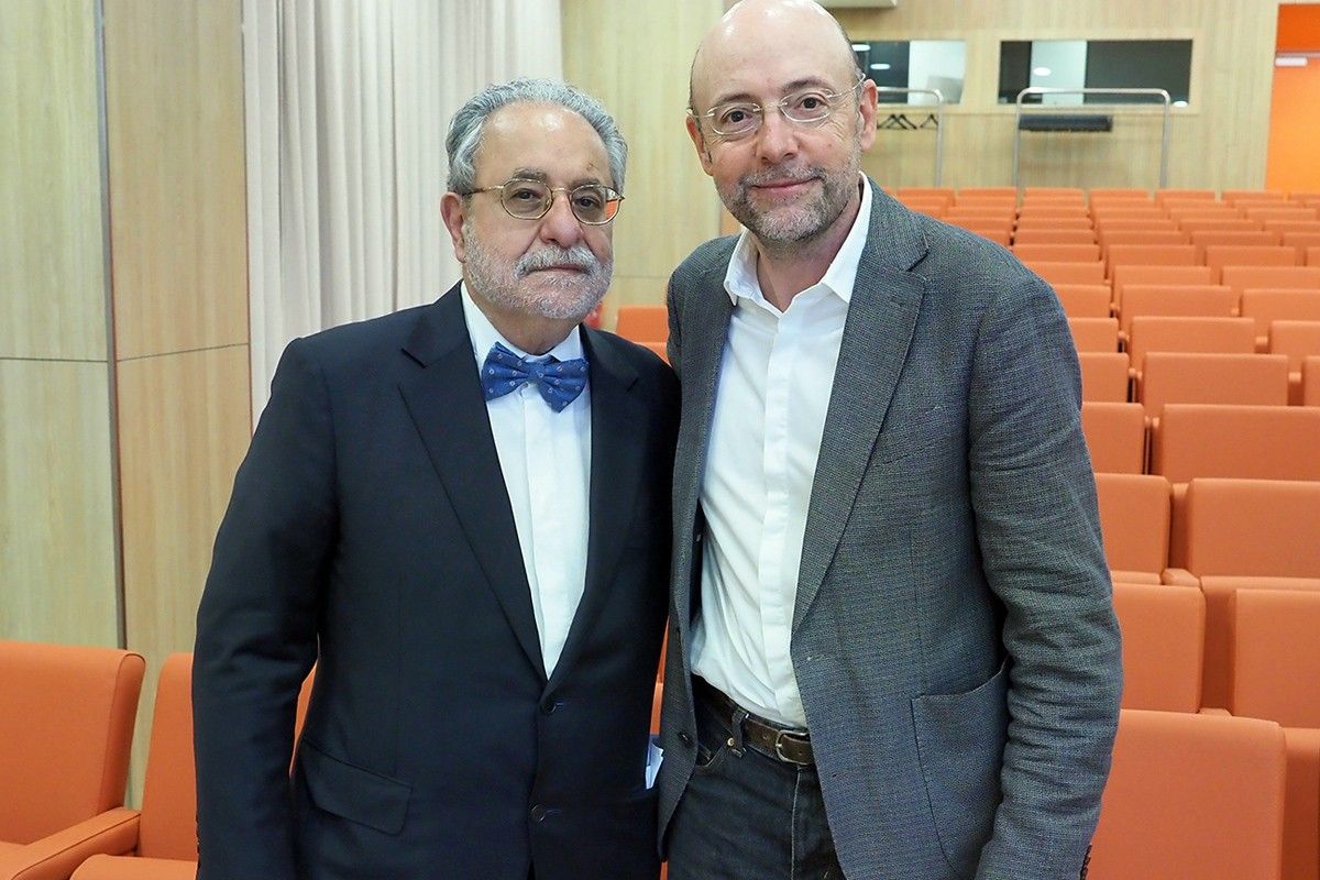 Els doctors Pere Bonet i Antoni Corominas