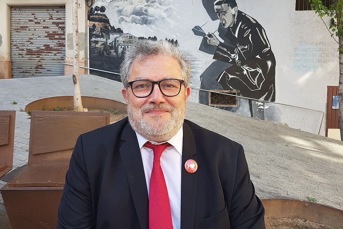 Felip González, cap de llista del PSC a les eleccions de Manresa