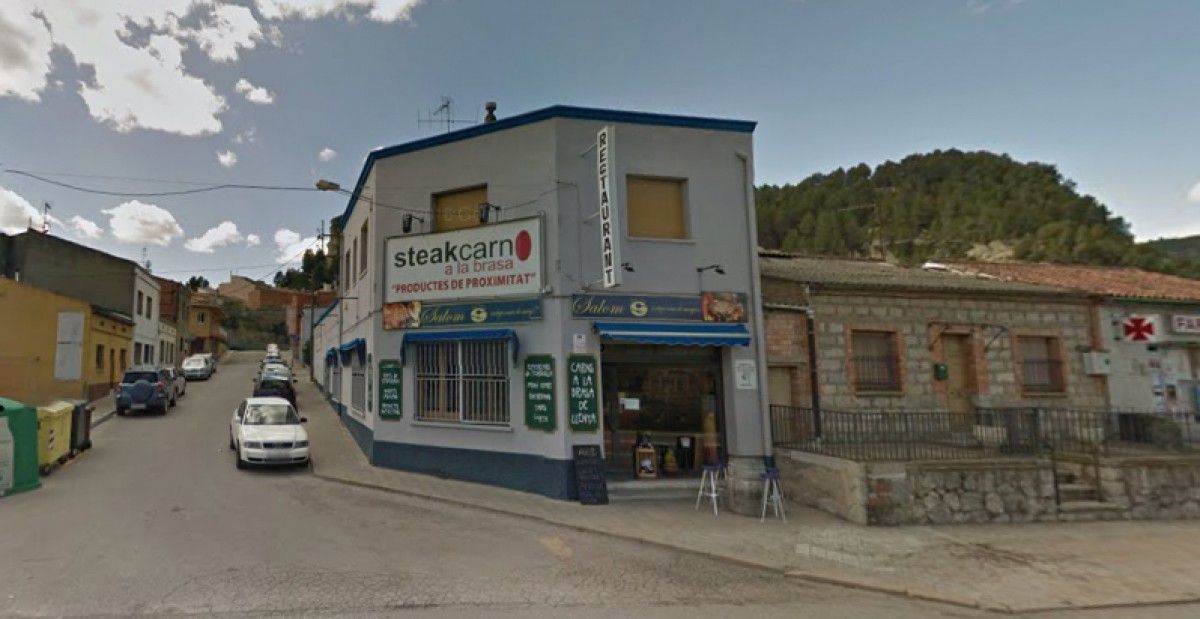 Restaurant Salom de Castellgalí, on ha passat l'agressió