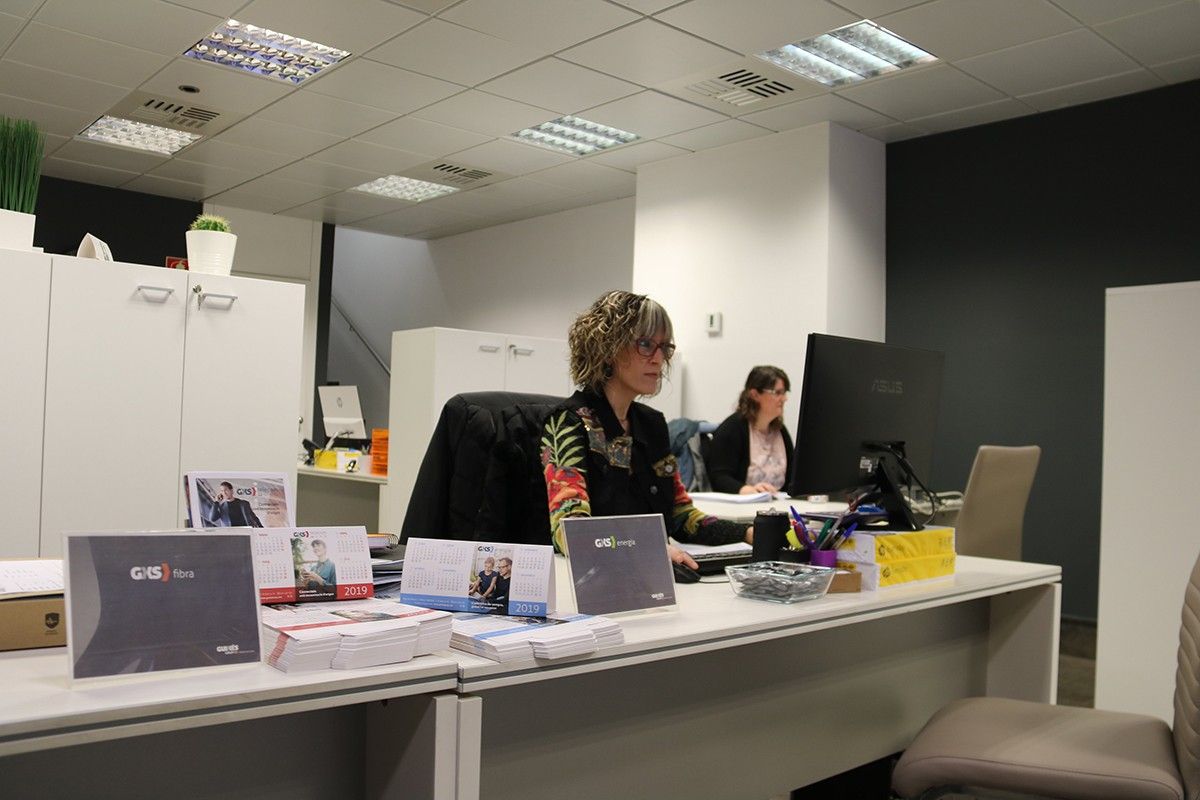 Interior de les oficines de Guixés Grup a Cardona