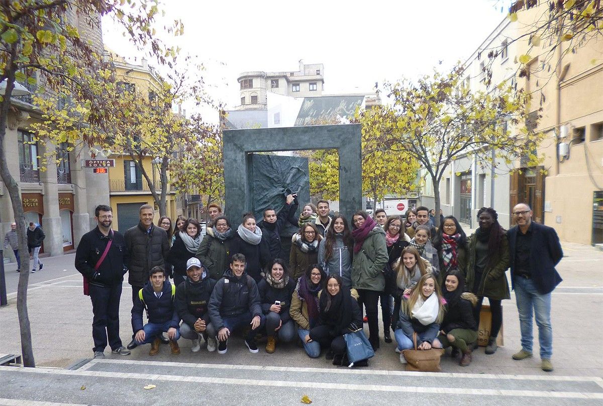 Alumnes de la Universitat de Lleida a Manresa