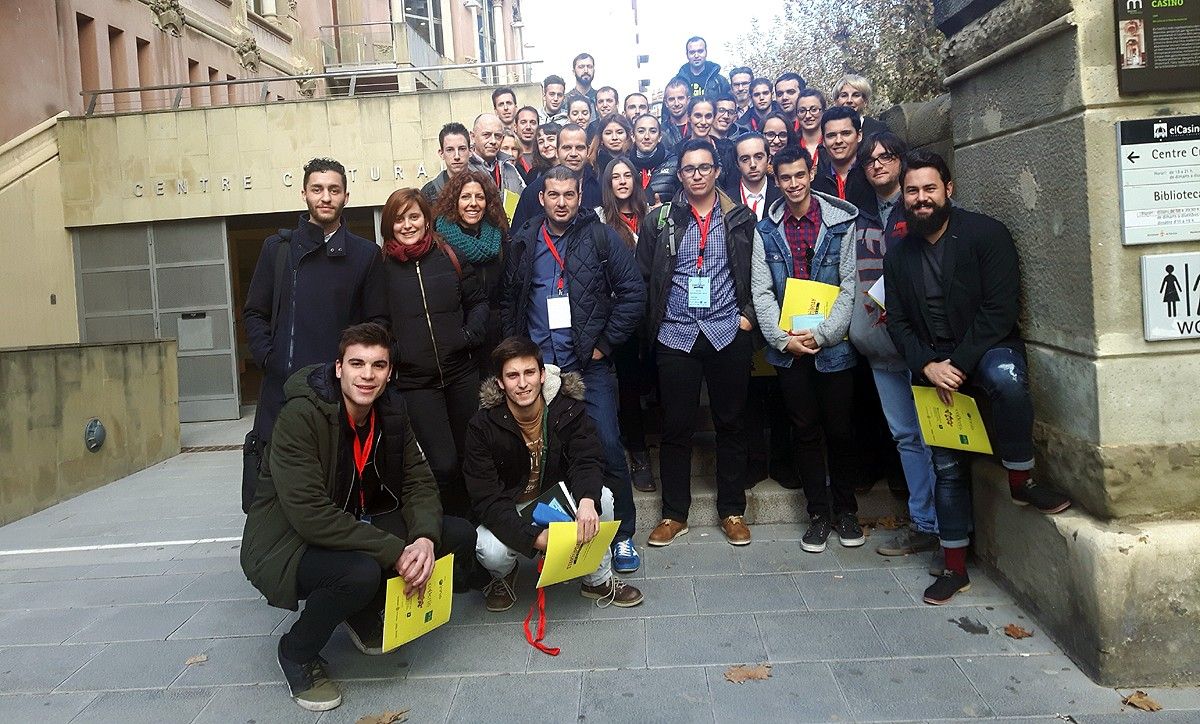Foto de grup d'organitzadors i participants a l'StartupDay Bages