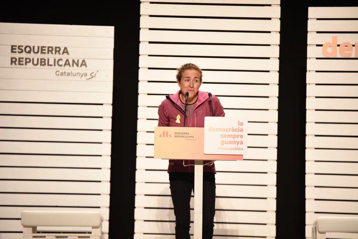 Núria Picas ja ha participat en un acte d'ERC a Valls