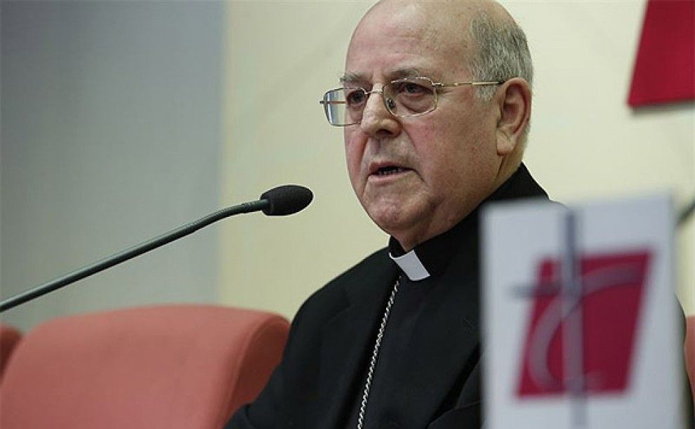 El president de la Conferència Episcopal Espanyola, Ricardo Blázquez, s'ha reunit amb l'abat de Montserrat