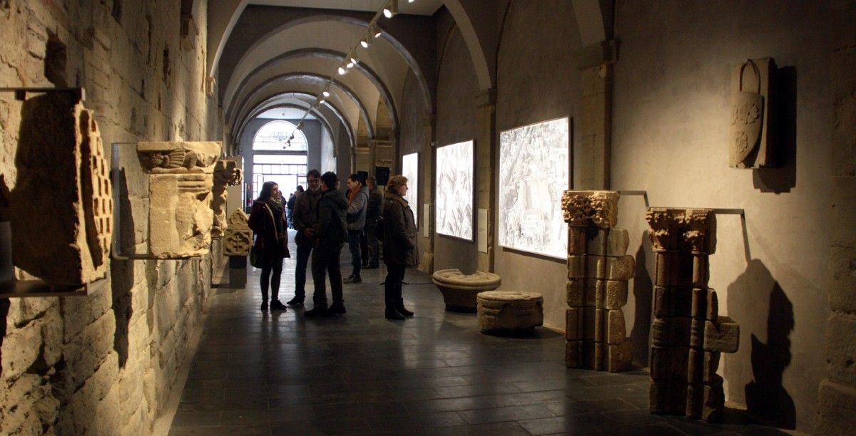 Vistes generals de l'interior de l'Espai Manresa 1522 a l'antic convent de Sant Domènec.