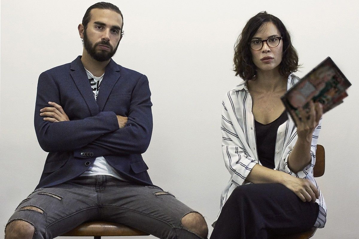 Imanol García i Montse Muñoz, intèrprets de «Solo es porno»