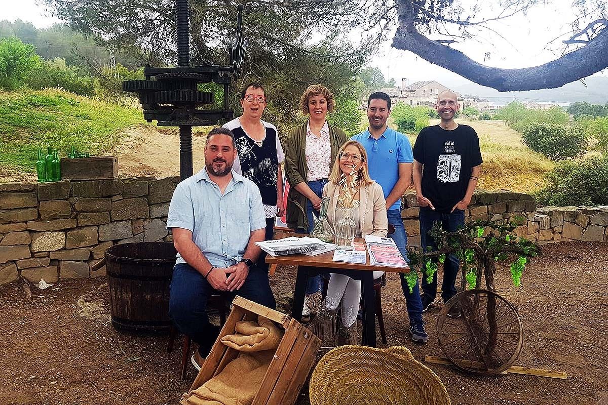 Presentació de la Fira del Vapor, aquest dimarts, a Sant Vicenç de Castellet