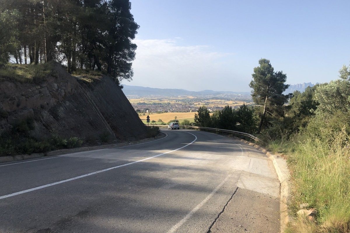 Carretera de Castellnou després de les obres