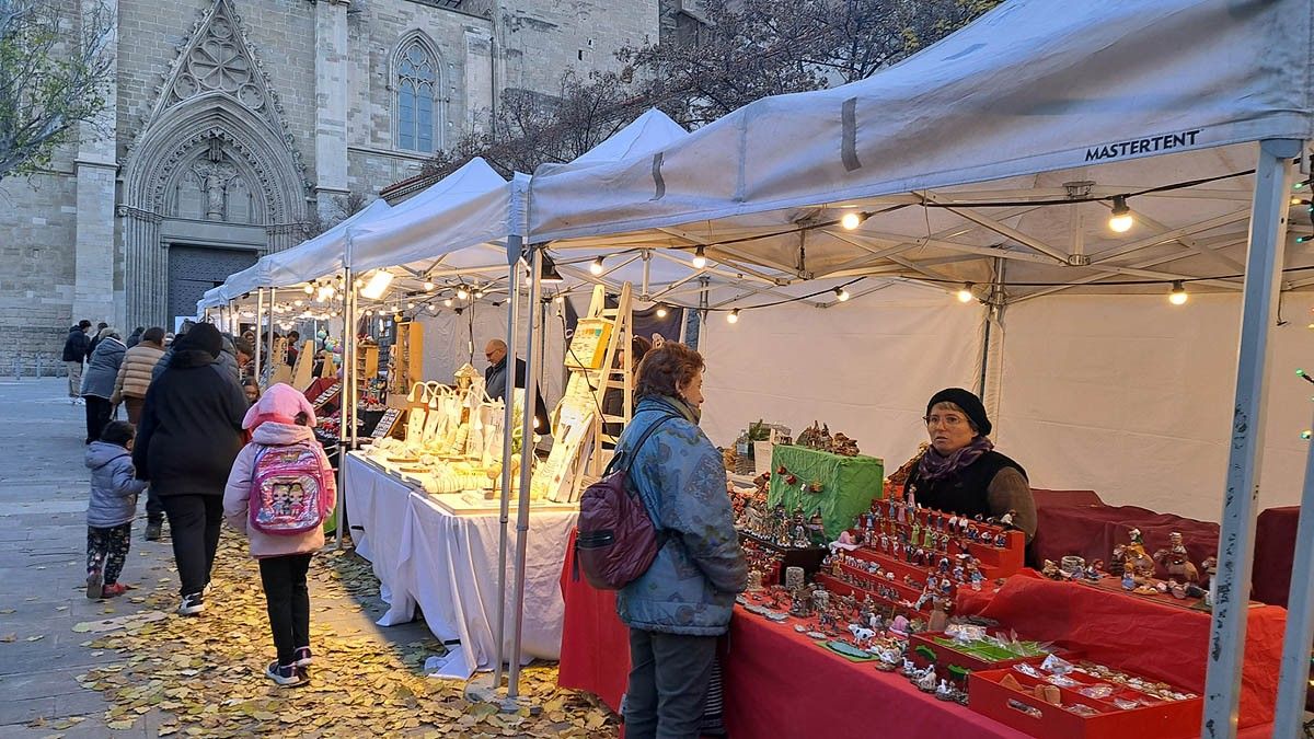 Fira de Santa Llúcia, aquest dimecres a la baixada de la Seu