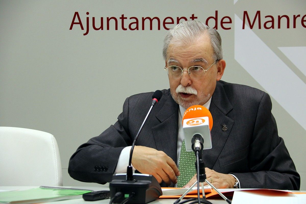 El regidor d'Hisenda de l'Ajuntament de Manresa, Josep Maria Sala