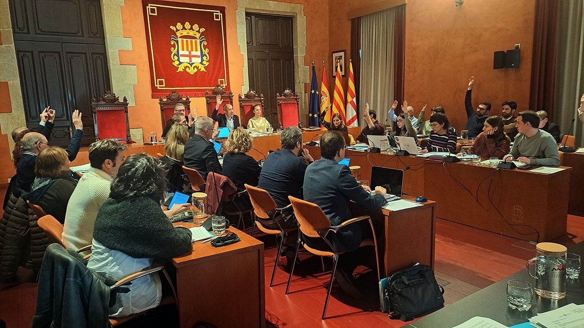 Imatge d'arxiu del ple de Manresa