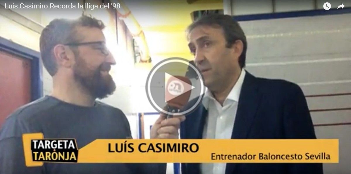 VÍDEO Carles Jódar durant l'entrevista a Luís Casimiro a Sevilla