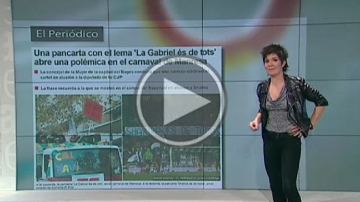 VÍDEO Empar Moliner analitza la notícia sobre la pancarta de la Carnavalada