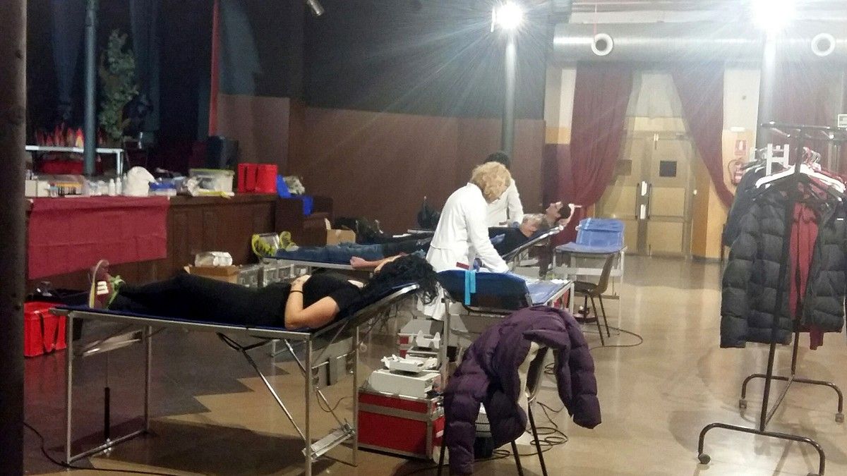 Donació de sang, el passat dijous, a Cal Gallifa