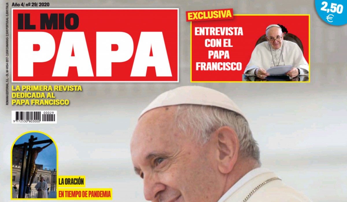 Capçalera de la revista «Il mio Papa»