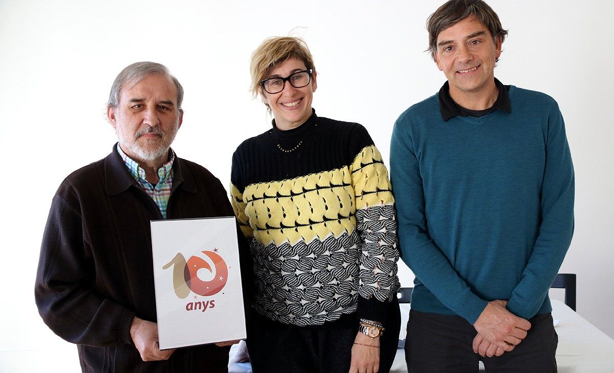 Joan Morros, Anna Crespo i Jordi Basomba