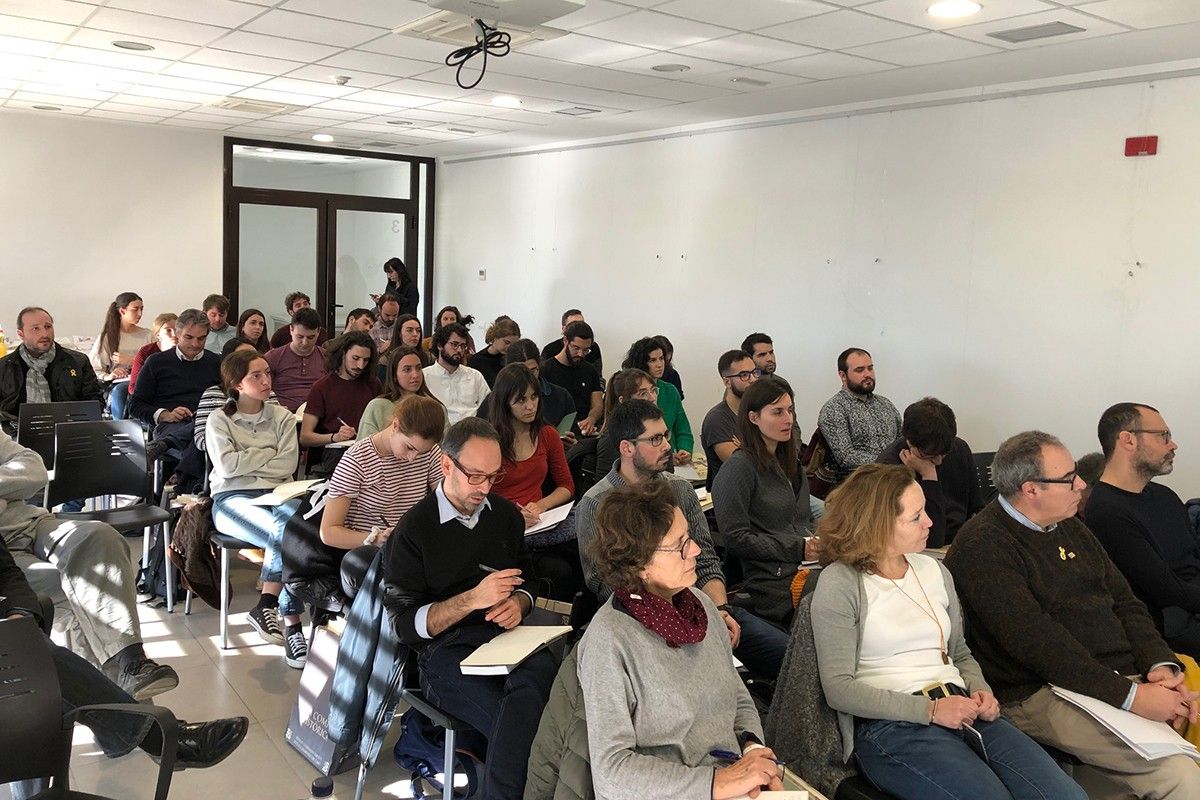 Sessió participativa del Master d'arquitectura a Cardona