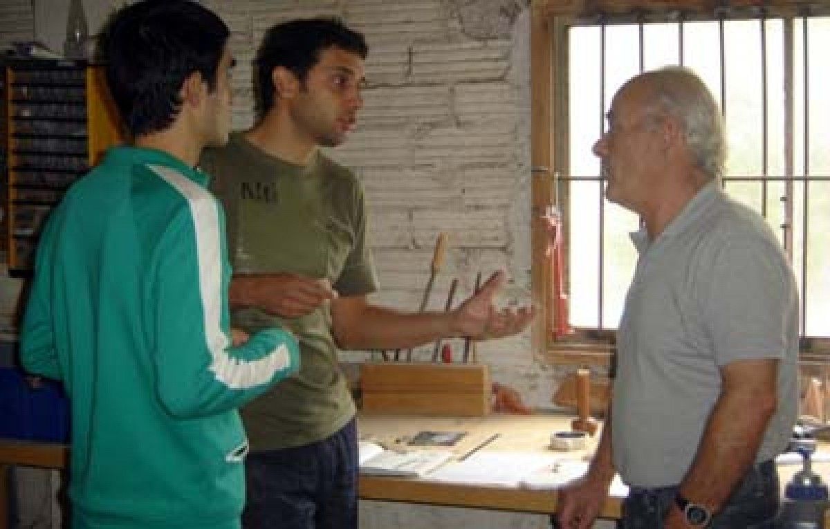 Juan Ruíz, a la dreta, en una imatge d'arxiu