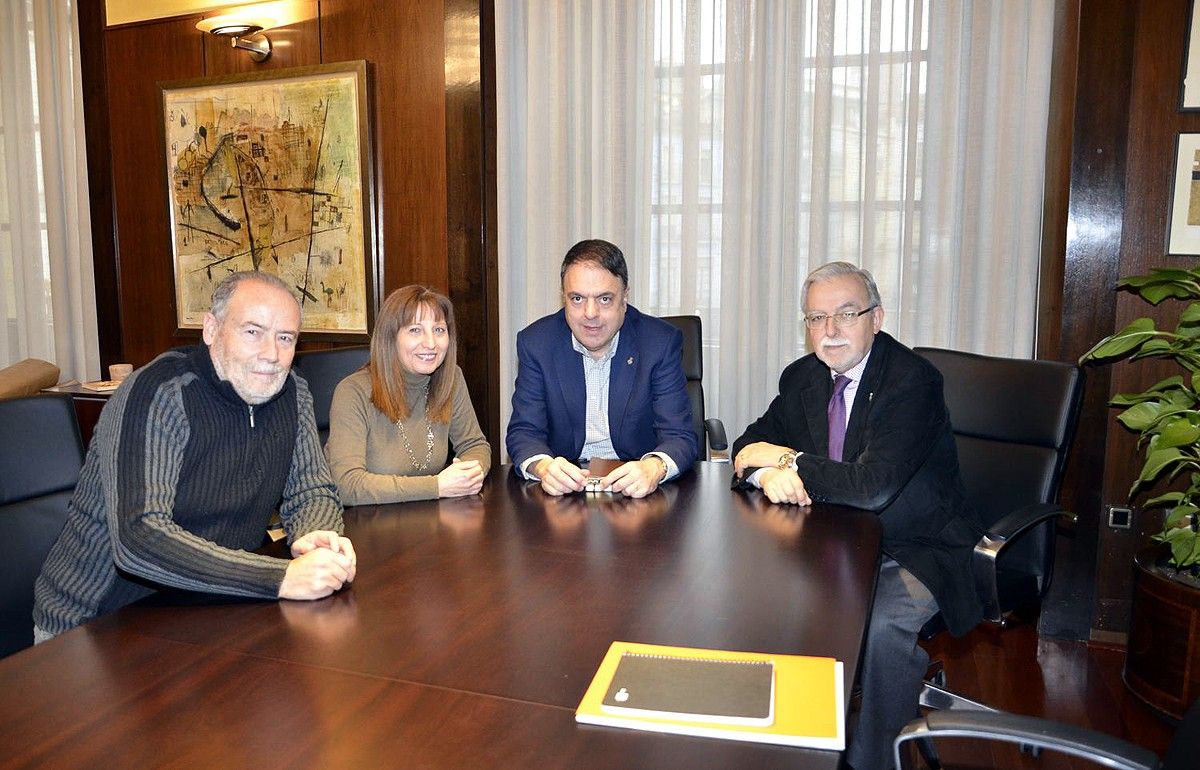 Miguel Espejo, Mercè Gómez, Valentí Junyent i Josep M. Sala