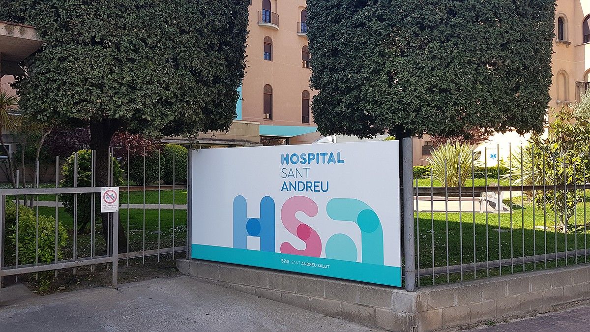 Entrada a l'Hospital de Sant Andreu de Manresa