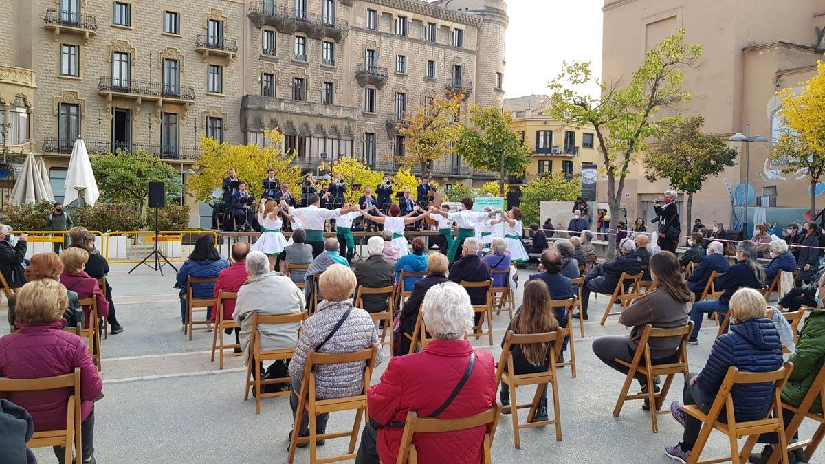 Concert de la Cobla Sant Jordi a Manresa, l'any 2020